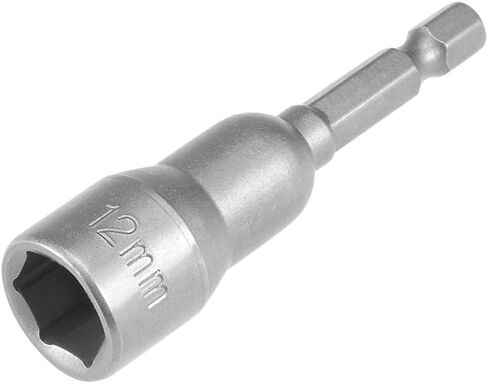 Fixinus Impact Driver Bit 13mm, Magnetic 1/4" Hex Shank Quick-Change Nut Setter Drill Bit Metric Socket, 65mm Length in Saudi Arabia