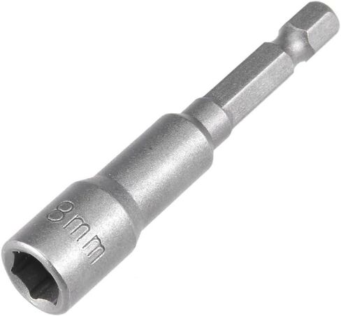 Fixinus Impact Driver Bit 13mm, Magnetic 1/4" Hex Shank Quick-Change Nut Setter Drill Bit Metric Socket, 65mm Length in Saudi Arabia