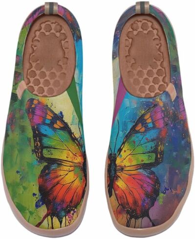 Women's Walking Travel Shoes Slip On Casual Art Loafers Lightweight Comfort Fashion Sneaker in Kuwait