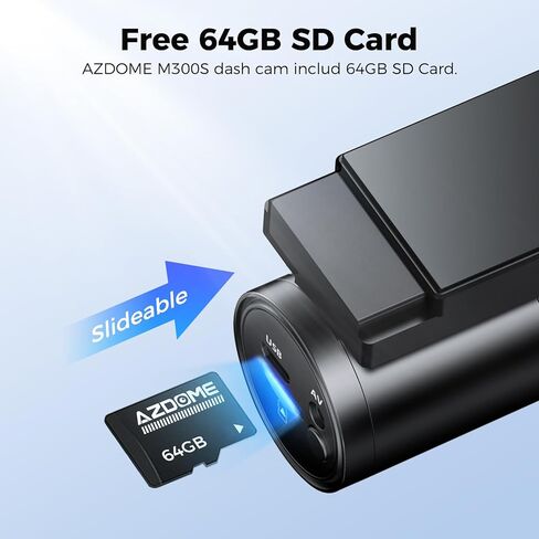 AZDOME 1080P كاميرا داخلية من النوع C واجهة كاميرا المقصورة لـ AZDOME M550 Pro-2CH/3CH Dash Cam in Kuwait