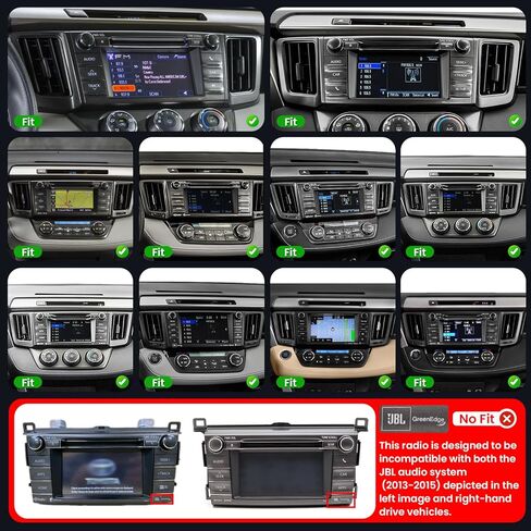 4Core+64g ROM CAR RADIO TOYOTA RAV4 2013-2018: Wireless Carplay & Android Auto for RAV4 Stereo Upgrade مع 10.1 inch 1280 * 800 touch screen 5g wifi camera gps gps Bluetooth fm sws dsp hifi in Kuwait