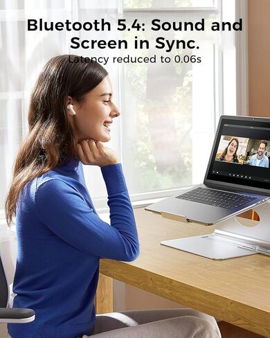 Wireless Earbuds,Bluetooth in Ear Buds with Immersive Surround Sound Stereo,Tap-Control,48 Hours Playtime,Bluetooth 5.4 LED Display Charging Case,IPX7 Waterproof Fit iPhone&Andriod Sports Workout in Kuwait