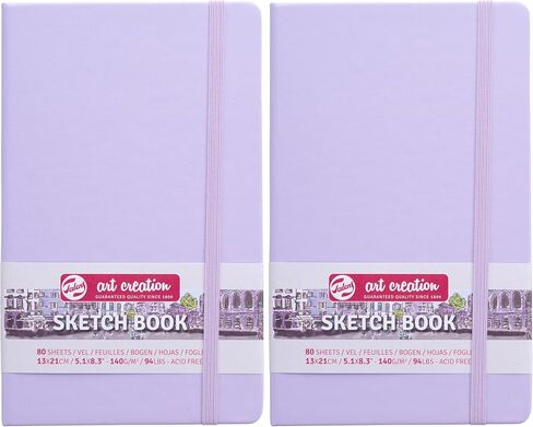 Talens Art Creation Sketchbook 80 Sheets, 12 cm x 12 cm, Pink Champagne, 8712079468064 in Kuwait