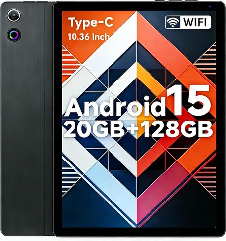 Tablet ، 10.36 '' Android 14 tablet with 16GB RAM 128GB ROM 1TB TF CARD قابلة للتوسيع ، أو ثماني النواة ، Widevine L1 ، 1280 * 800 HD HD ، معرف الوجه ، Wi-Fi 6 ، شحن سريع in Kuwait