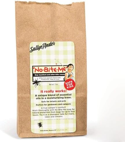 Sallyeander No -Bite -Me Soap - صابون علة وحشرات - 1 بار - آمن للأطفال والرضع - يصد البعوض والذباب الأسود والبراغيث والقراد in Kuwait