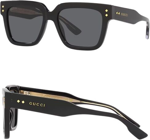 Gucci GG1084S Designer Sunglasses: Elegant Squared Frame Eyewear with Premium eSHADES Kit - Epitome of Luxury and Style in Saudi Arabia