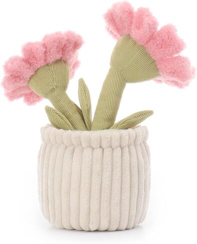 Apricot Lamb Soft Sunflower Plant Plush Toy, Stuffed Pink Flower Pot, Kawaii Plushie for Kids, 9" in Kuwait