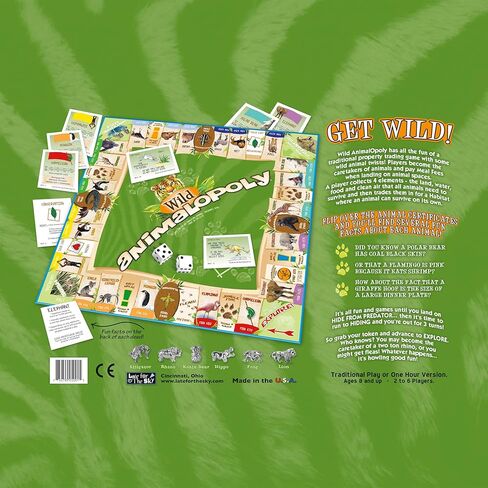 Late for The Sky Wild Animalopoly, Green in Kuwait