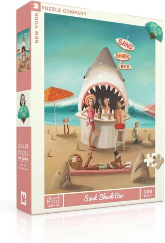 New York Puzzle Company - Janet Hill Splendid Summer Home - 500 Piece Jigsaw Puzzle for Family Game Nights by Janet Hill in Kuwait