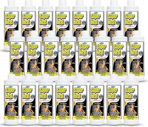 ComStar Super Heat, 8-in-1 Fuel Oil Treatment, Controls Waxing & Jelling, Melts Ice, Lowers Pour Point, Dissolves Sludge, Reduces Soot, Rust, Water, Cleans Parts, Made In USA, 16 Ounces (60-130).. in Saudi Arabia