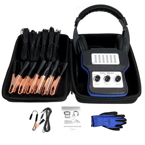 6 Channel Car Engine Noise Finder, Sound Detector Tester Tool Set, Chassis System Ears, Electronic Stethoscope Diagnostic Kit with Headphones in Kuwait