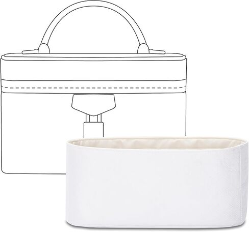 Handbag Organizer Insert for LV Dopp Kit Toilet Pouch, Custom Fit Inside Premium Vanile Lightweight WaterResistant Purse Insert in Kuwait
