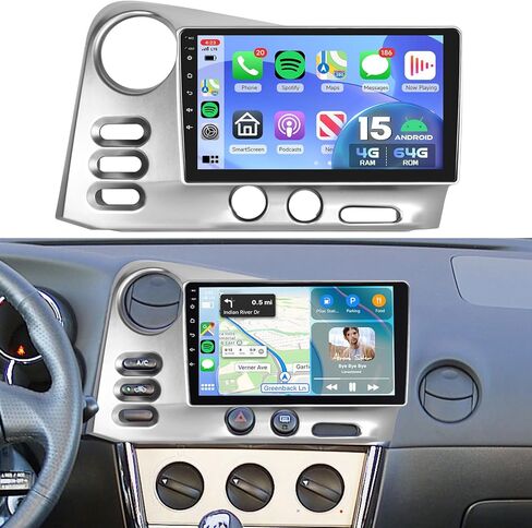 2+64G Android 13 Car Stereo Radio for Toyota Matrix (LHD) 2009-2014, 9'' HD Touch Screen Compatible with CarPlay Android Auto, AHD Backup Camera, Mirror Link, GPS, WiFi, DSP in Kuwait