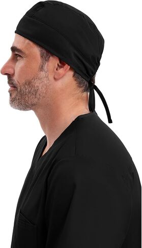 Cherokee Men and Women Scrub Cap with Adjustable Elastic Tie-Back Lightweight, Breathable No-Slip Unisex Surgical Cap - 2506 in Kuwait