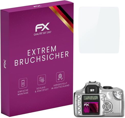 Screen Protection Film compatible with Canon EOS 300D Screen Protector, ultra-clear FX Protective Film (3X) in Saudi Arabia
