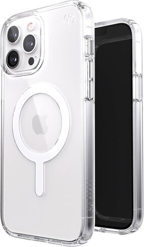 Speck iPhone 13 Pro Max Presidio Perfect Clear + MS Clear/Clear Presidio Perfect-Clear، غطاء، Apple، iPhone 13 Pro Max، 17، 141750-5085، شفاف in Kuwait