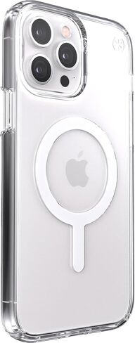 Speck iPhone 13 Pro Max Presidio Perfect Clear + MS Clear/Clear Presidio Perfect-Clear، غطاء، Apple، iPhone 13 Pro Max، 17، 141750-5085، شفاف in Kuwait