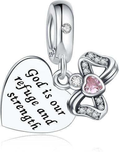 925 Sterling Silver Charms Fit Pandora Charms Bracelet Fit Wife Mother's Day Christmas Birthday Gift in Kuwait