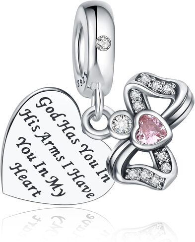 925 Sterling Silver Charms Fit Pandora Charms Bracelet Fit Wife Mother's Day Christmas Birthday Gift in Kuwait