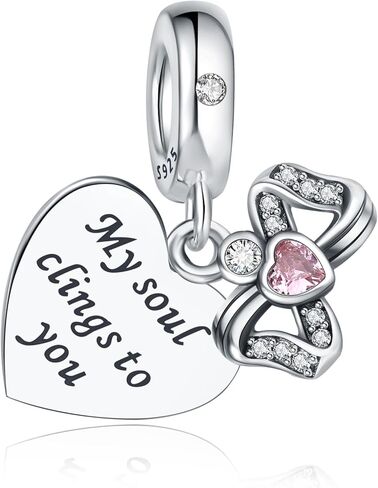 925 Sterling Silver Charms Fit Pandora Charms Bracelet Fit Wife Mother's Day Christmas Birthday Gift in Kuwait