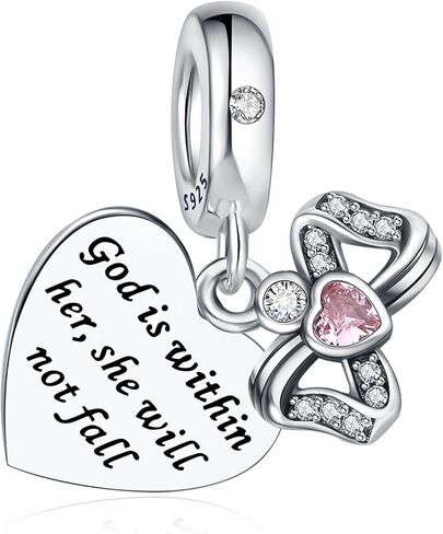 925 Sterling Silver Charms Fit Pandora Charms Bracelet Fit Wife Mother's Day Christmas Birthday Gift in Kuwait