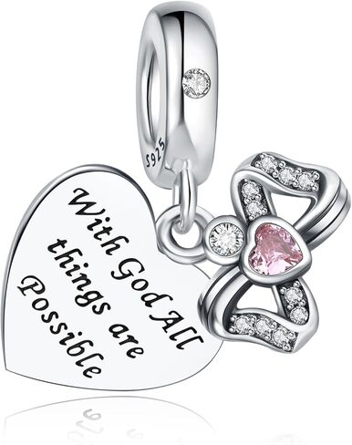 925 Sterling Silver Charms Fit Pandora Charms Bracelet Fit Wife Mother's Day Christmas Birthday Gift in Kuwait
