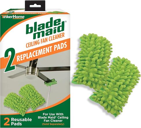 Blade Maid Ceiling Fan Cleaner- Cleaning Tool with 3 Foot Extendable Pole, Cleaning Head, Reusable Fiber Duster, & Flexible Dusting Brush in Saudi Arabia