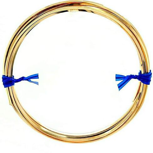 20 Gauge, 14/20 Yellow Gold Filled Wire (Square) Dead Soft 14K Gold Filled Made in USA - 5FT by CRAFT WIRE in Kuwait