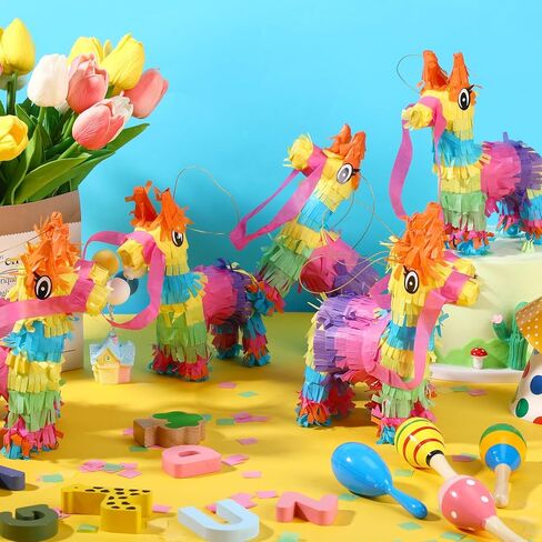 Harrycle 24 Pcs Mini Taco Pinatas for Cinco De Mayo Mexican Pinata Little Fiesta Pinatas Bulk Taco Pinata Mexican Pinata Party Favors for Mexican Carnivals Taco Tuesday Event, 5.9 x 3.9 x 1.6 Inches in Kuwait