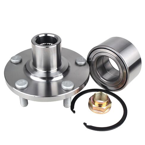 KUSATEC BR930568K 2pcs Front Wheel Bearing and Hub Assembly Compatible with 2004-2017 for Toyota Avalon Camry Highlander Solara,2004-2013 Lexus ES330 ES350 RX330 RX350 RX400h, 5 Lug Bolts Without ABS in Kuwait