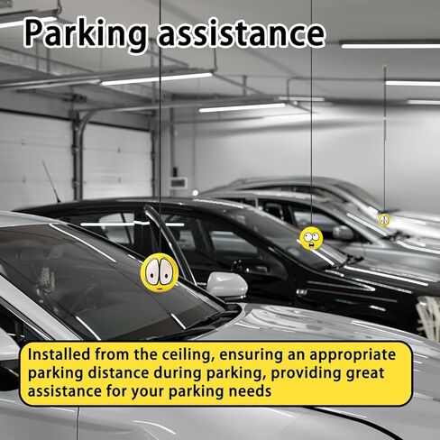 Double Garage Parking Aid-Parking Ball Guide System, Parking Assistant kit Includes a retracting Ball Sensor Assist Solution.A Perfect Garage Parking Indicator in Kuwait