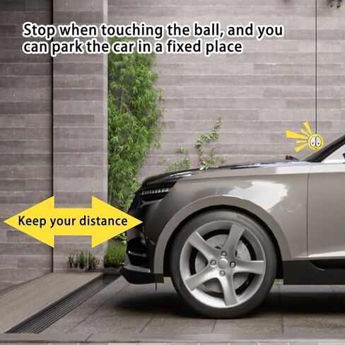 Double Garage Parking Aid-Parking Ball Guide System, Parking Assistant kit Includes a retracting Ball Sensor Assist Solution.A Perfect Garage Parking Indicator in Kuwait