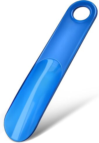 Plastic Shoe Horn - Travel Shoe Horn 8.8 Inch Small Toddler Shoe Horn Travel Size For Men, Kids, Women, Shoe Helper(Orange) in Kuwait