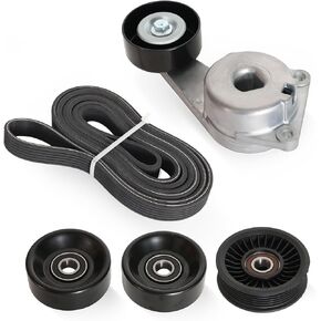 طقم شداد حزام المحرك 90K-38274B مناسب لسيارة Ford Expedition F-150 F-350 2007-2008، لسيارة F-250 2007، مناسب لسيارة Lincoln Navigator 2007-2009، مناسب لسيارة Lincoln Mark LT 2008، OE# 38274 1L2Z6B209AA 89263 in Kuwait