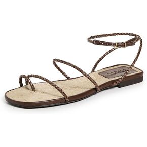 Schutz Women's Kaya Straw Flat Sandal ، Blue Infinite ، 6 in Kuwait