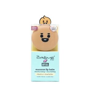The Crème Shop | BT21 Baby - COOKY Macaron Lip Balm - White Peach (Pink Tinted) in Kuwait