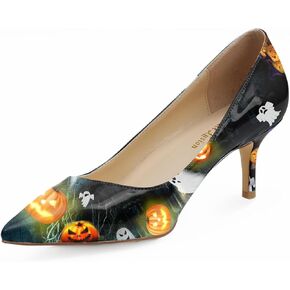 حذاء نسائي من Reindee Lusion ذو كعب عالٍ مريح ومطبوع عليه نوتة موسيقية ومغلق عند أصابع القدم in Kuwait