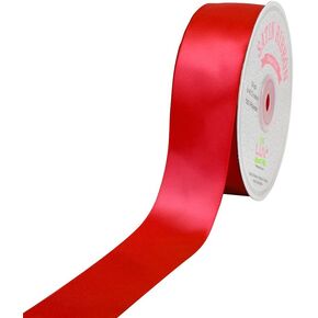 Creative Ideas Solid Satin Ribbon, 1-1/2"/50 yd, Red in Kuwait
