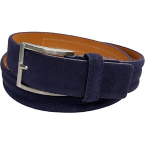 Men's Belt Suede Full Leather Belt Casual Dress Leather Belt 1-3/8"(35mm) Wide, Multi-Style Options in Saudi Arabia
