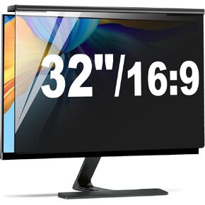 معلقة مرشح شاشة خصوصية الكمبيوتر 32 بوصة ، غطاء خصوصية شاشة الكمبيوتر المعلقة ، متوافق مع ، 32 بوصة 16: 9 شاشات عريضة ، حماية العيون من الوهج والضوء الأزرق in Kuwait