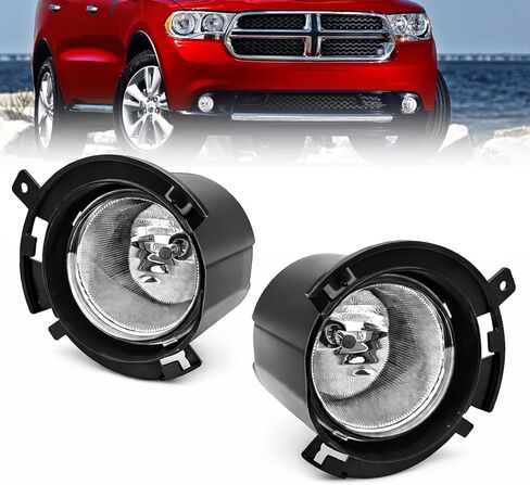 WILD BEAR Fog Lights Compatible With 2011 2012 2013 Durango Front Bumper Lamps Assembly w/o Switch and Wiring Kit in Kuwait
