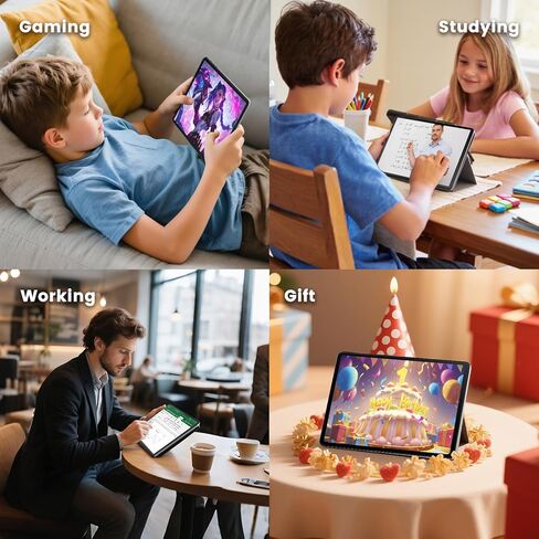 Android 15 Tablet ، شاشة بحجم 11 بوصة 2K ، أقراص كهربائية مع ذاكرة وصول عشوائي 18 جيجابايت-6 جيجابايت LPDDR +12 جيجا بايت و 128 جيجابايت من ذاكرة الوصول العشوائي 1 تيرابايت ، 8000 مللي أمبير ، T606 Octa-Core ، WiFi مزدوج النطاق ، BT5.0 ، دعم GMS GPS على ن in Kuwait