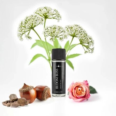 بلوم بليس: مستوحاة من فنادق فيرمونت® - رائحة زيت الناشر Aromely Hotel Selection - عطر فندق 5 نجوم - رائحة الورد الفاخرة، ونجيل الهند، والبرالين الحلو، وخشب العود، والمسك (50 مل) in Kuwait