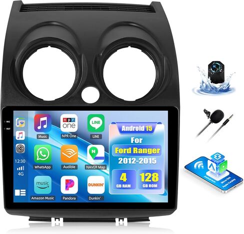 4G+64G CAR Stereo Radio for Nissan Rogue 2008-2013 مع Carplay Android Auto و Android 13 Head و 9 بوصة راديو سيارة شاشة مع GPS Navigation Bluetooth 5.0 16EQ RDS FM HD Camera in Saudi Arabia