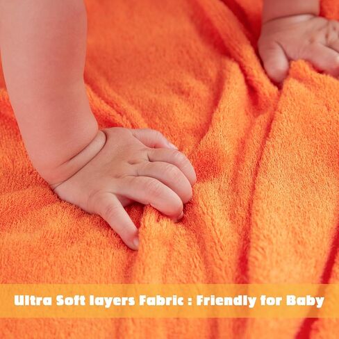 Touchat Hooded Baby Towels, Soft and Hypoallergenic Baby Bath Towels with Hood for Toddler Infant Newborn, Large and Absorbent Toddler Towels for Baby Boy Girl (Puppy, 35.1''x35.1'') in Kuwait