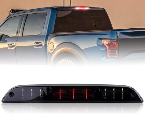Third Brake Light Full LED High Mount Smoked Lens Stop Lamp Compatible With Ford 2015-2020 F-150 2017-up F-250 F-350, 2019-up Ranger 2022-up Maverick in Kuwait