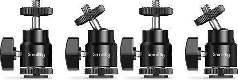 SmallRig 1/4" Camera Hot Shoe Mount, Ballhead Tripod with Additional 1/4" Screw, 2pcs Pack - 2059 in Kuwait