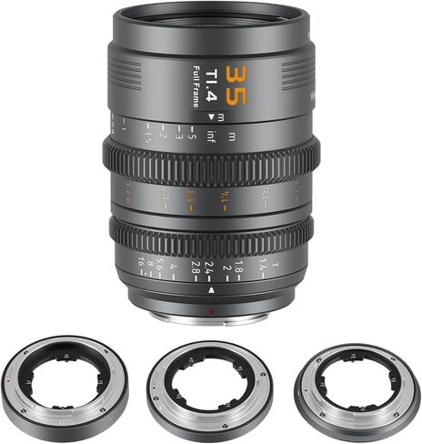 Sirui VP-1 Vision Prime T1.4 Full-Frame Cine 3-Lens Kit (Black) in Kuwait