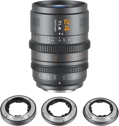 Sirui VP-1 Vision Prime T1.4 Full-Frame Cine 3-Lens Kit (Black) in Kuwait