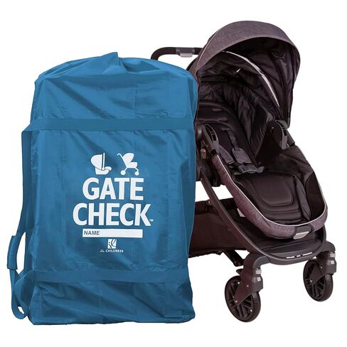 J.L. Childress Gate Check Travel Bag for Single & Double Stroller, Neon Yellow in Saudi Arabia